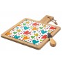 CUORE MATTO - TAGLIERE CON COLTELLO - COLLEZIONE CUORICINI