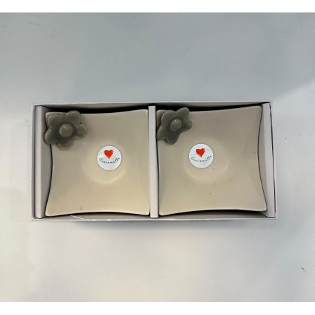 CUORE MATTO - SET 2 PZCIOTOLE - COLLEZIONE BOMBONIERE SOLIDALI