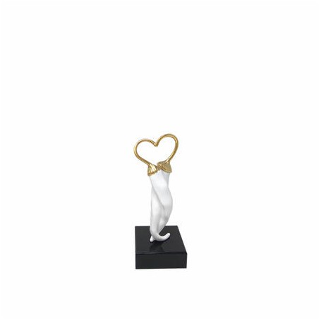 SEQUENZE - PEPERONCINO ABBRACCIO PICCOLO BIANCO E ORO - COLLEZIONE THE SPICY RIOT