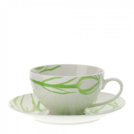 HERVIT - TAZZA COLAZIONE - COLLEZIONE TULIP