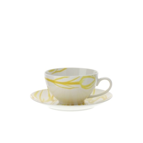 HERVIT - TAZZA COLAZIONE - COLLEZIONE TULIP