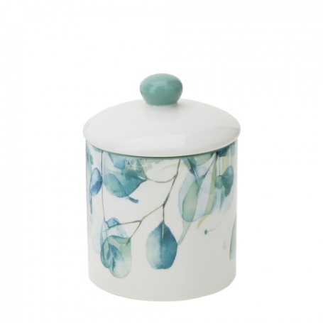 HERVIT - COLLEZIONE BOTANIC - CONTENITORE IN PORCELLANA
