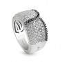 SALVINI - Anello brill.e black mis.15 HOLLYWOOD
