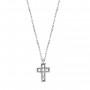 SALVINI - BE HAPPY - Collierino brill.croce 9k