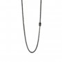 SALVINI -  FUNKY - Collana arg. brunito brill. cm.50