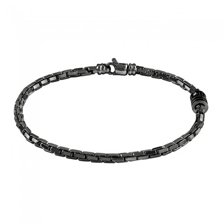 SALVINI - FUNKY - Bracciale arg. brunito brill. cm. 19,50