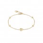 SALVINI - I SEGNI 9KT - Bracciale og brill.cuore 9kt