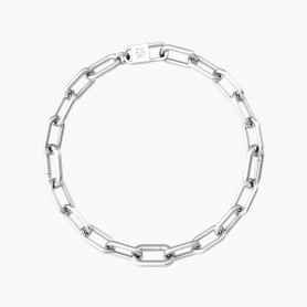 KIDULT - COLLEZIONE BON TON - BRACCIALE IN ACCIAIO COMPONIBILE MAGLIA LARGA