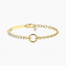 KIDULT - COLLEZIONE DUETTO - BRACCIALE DORATO CON CATENA ROLO'