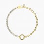 KIDULT - COLLEZIONE DUETTO - BRACCIALE DORATO CON CATENA ROLO'
