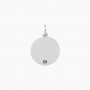 KIDULT - COLLEZIONE BIRTHDAY - CIONDOLO TONDO HAPPY BIRTHDAY CON CRISTALLO