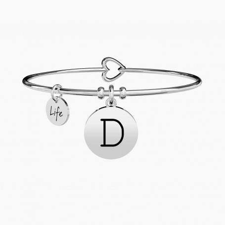 KIDULT - COLLEZIONE EMOZIONI - BRACCIALE CON LETTERA D