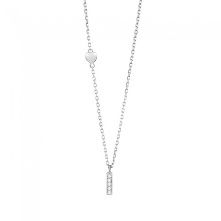 SALVINI - BE HAPPY - Collierino brill.9kt-lettera i
