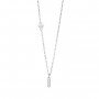 SALVINI - BE HAPPY - Collierino brill.9kt-lettera i