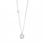 SALVINI - BE HAPPY - Collierino brill.9kt-lettera d