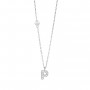 SALVINI - BE HAPPY - Collierino brill.9kt-lettera p