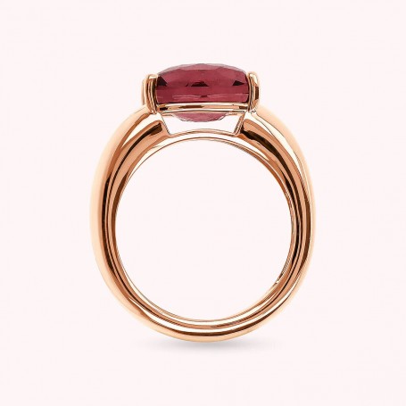 BRONZALLURE - ANELLO A FASCIA CON PRISMA GEM TAGLIO MOSAICO