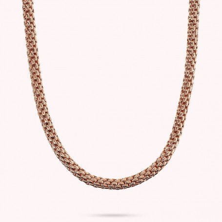 BRONZALLURE - COLLANA GIROCOLLO MAXI CATENA POPCORN