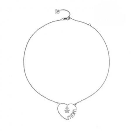 LE BEBE - COLLEZIONE FESTA DELLA MAMMA - COLLANA CUORE DI MAMMA BIMBA