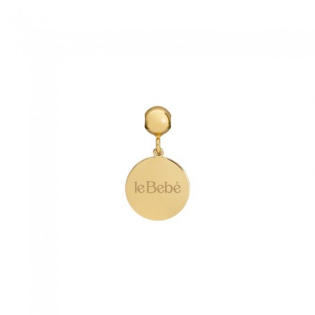 LE BEBE - COLLEZIONE I TESORINI - CHARM POP CON TARGHETTA TONDA