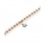 LE BEBE - COLLEZIONE LE PERLE - COLLANA DI PERLE CON SAGOMA BIMBO IN ORO BIANCO E DIAMANTE