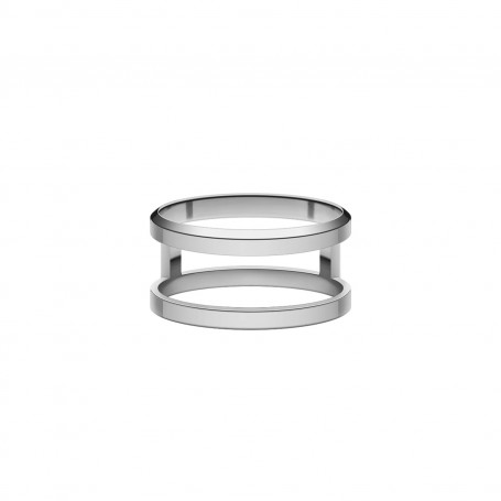 DANIEL WELLINGTON - ANELLO ELAN DUAL RING SILVER