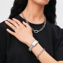 DANIEL WELLINGTON - OROLOGIO BOUND 3-LINK SILVER